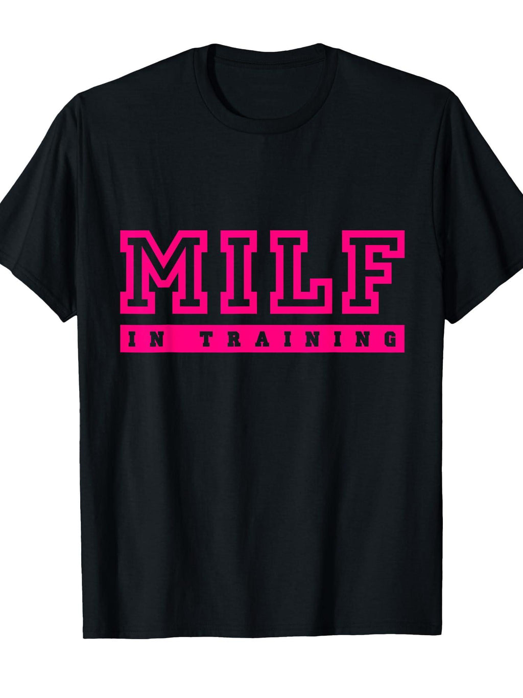 Milf In Training T-shirt Milf 220gsm Cotton Round Neck Short Sleeve Casual Henley Shirt Men T-shirt