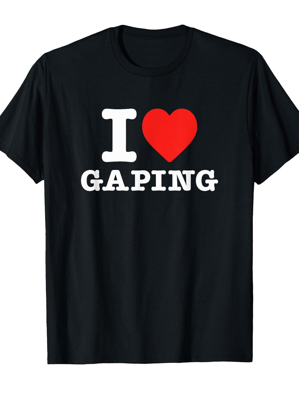 I Love Gaping T-shirt Milf 220gsm Cotton Round Neck Short Sleeve Casual Henley Shirt Men T-shirt
