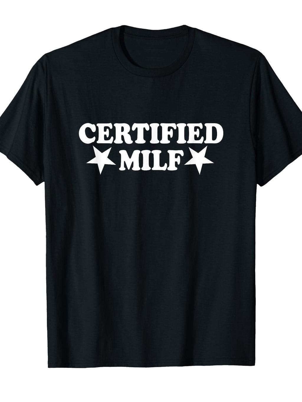 Certified Milf Shirt Y2k T-shirt Milf 220gsm Cotton Round Neck Short Sleeve Casual Henley Shirt Men T-shirt