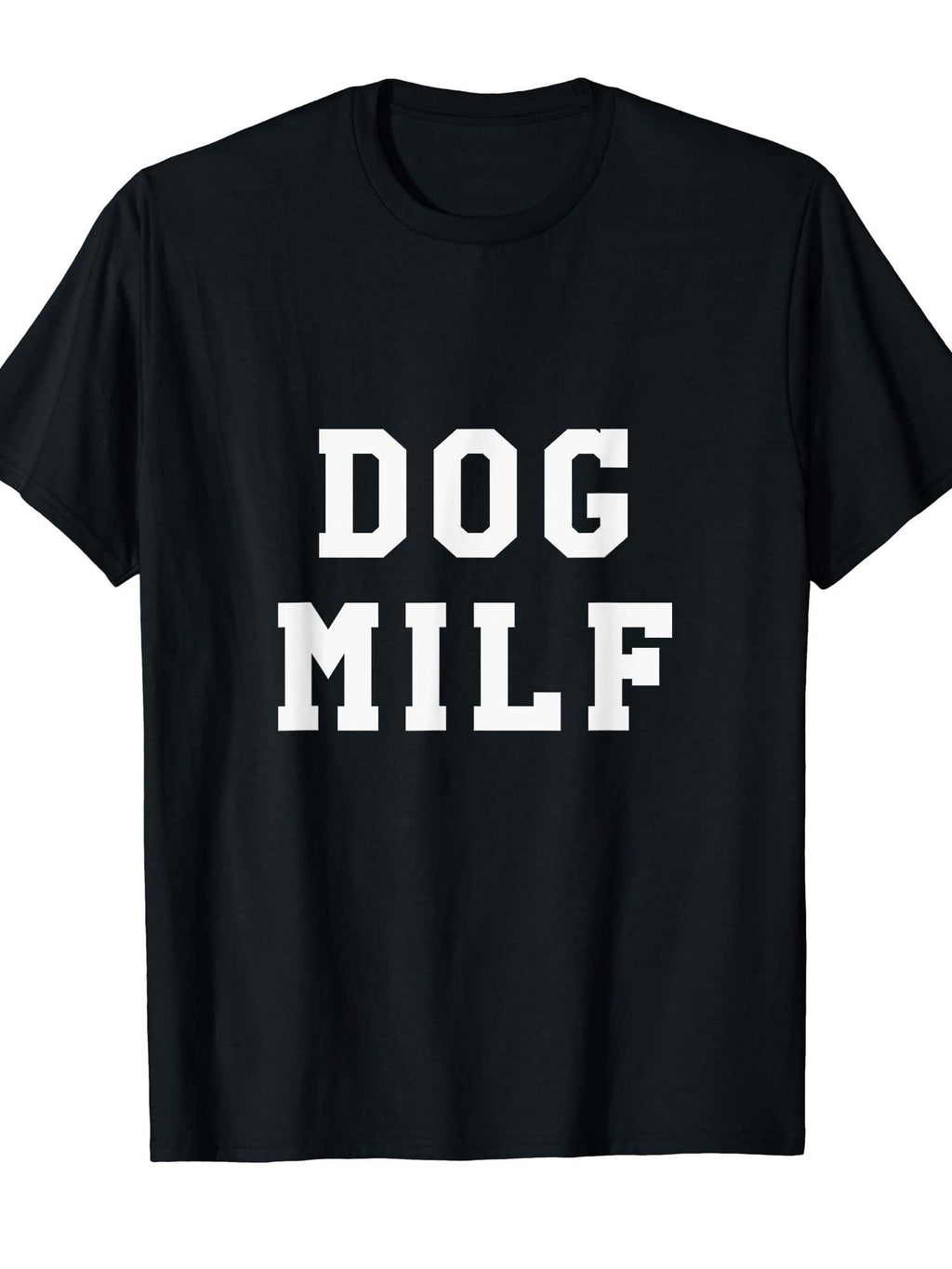 Dog Mom Dog Milf Gift Shirt Milf 220gsm Cotton Round Neck Short Sleeve Casual Henley Shirt Men T-shirt