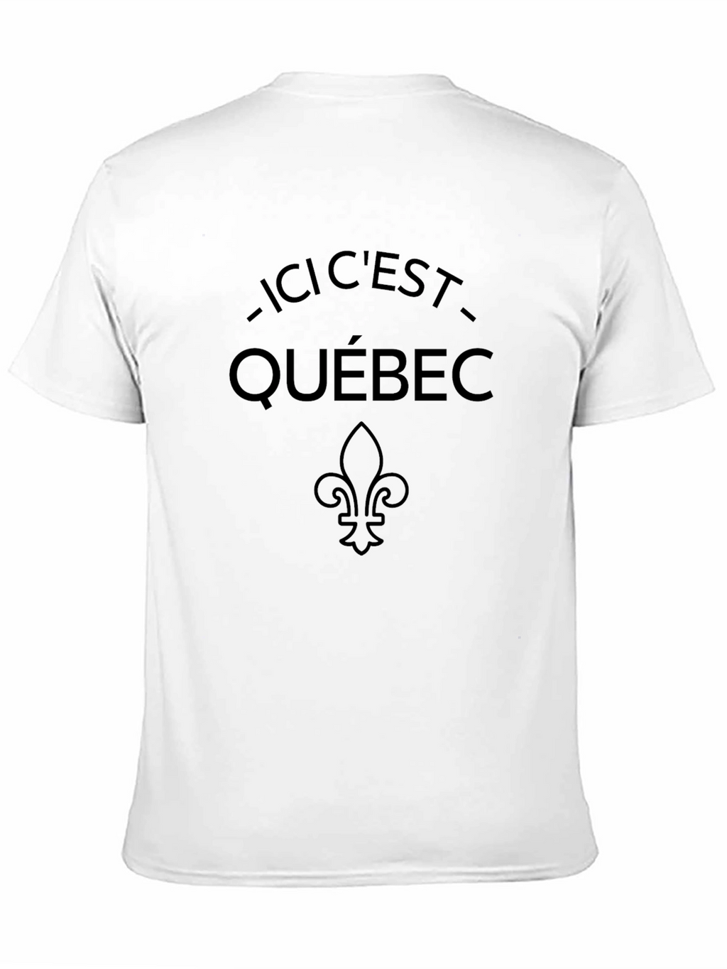 Ici Cest Québec Black T-Shirt