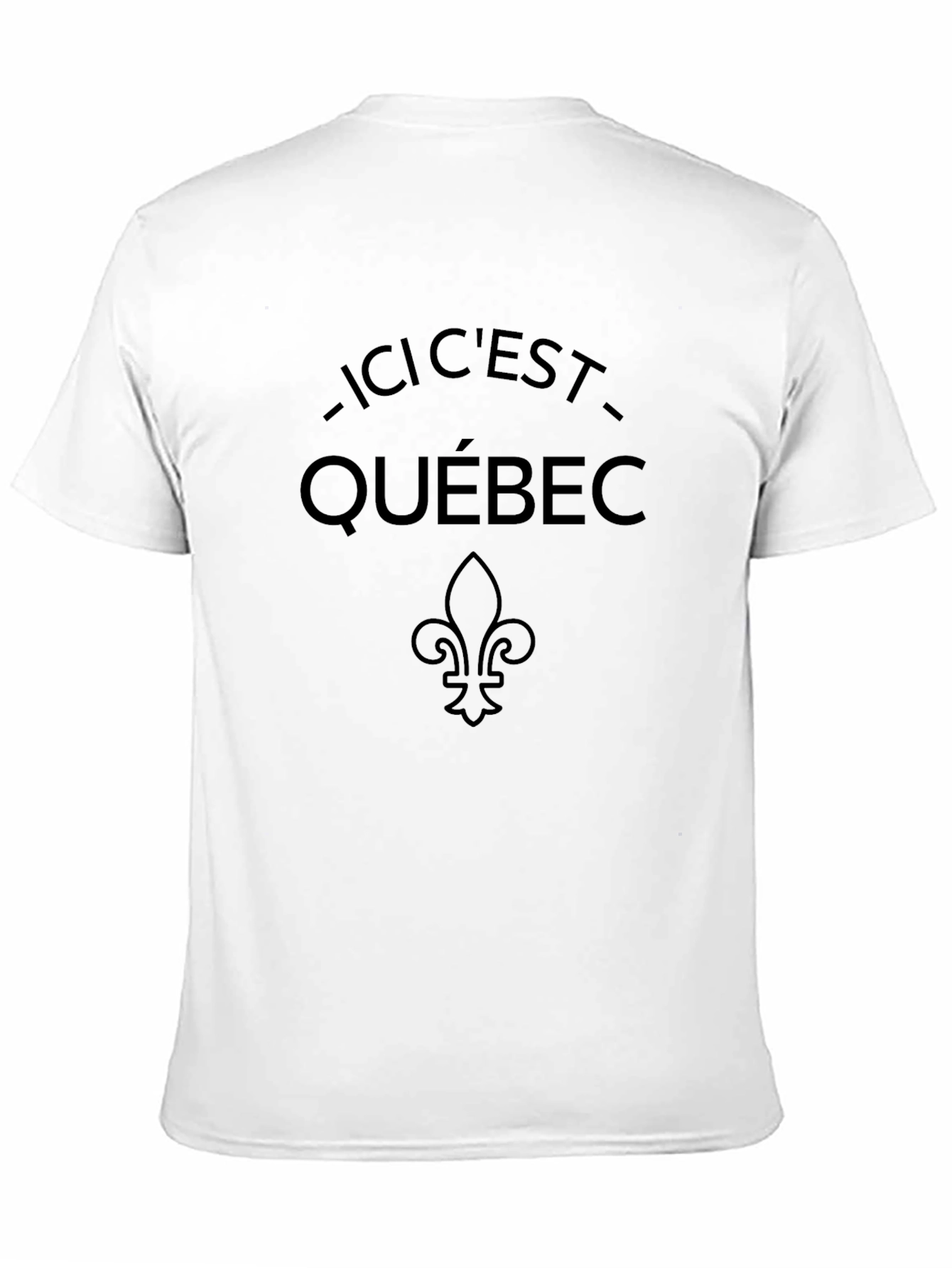 Ici Cest Québec Black T-Shirt