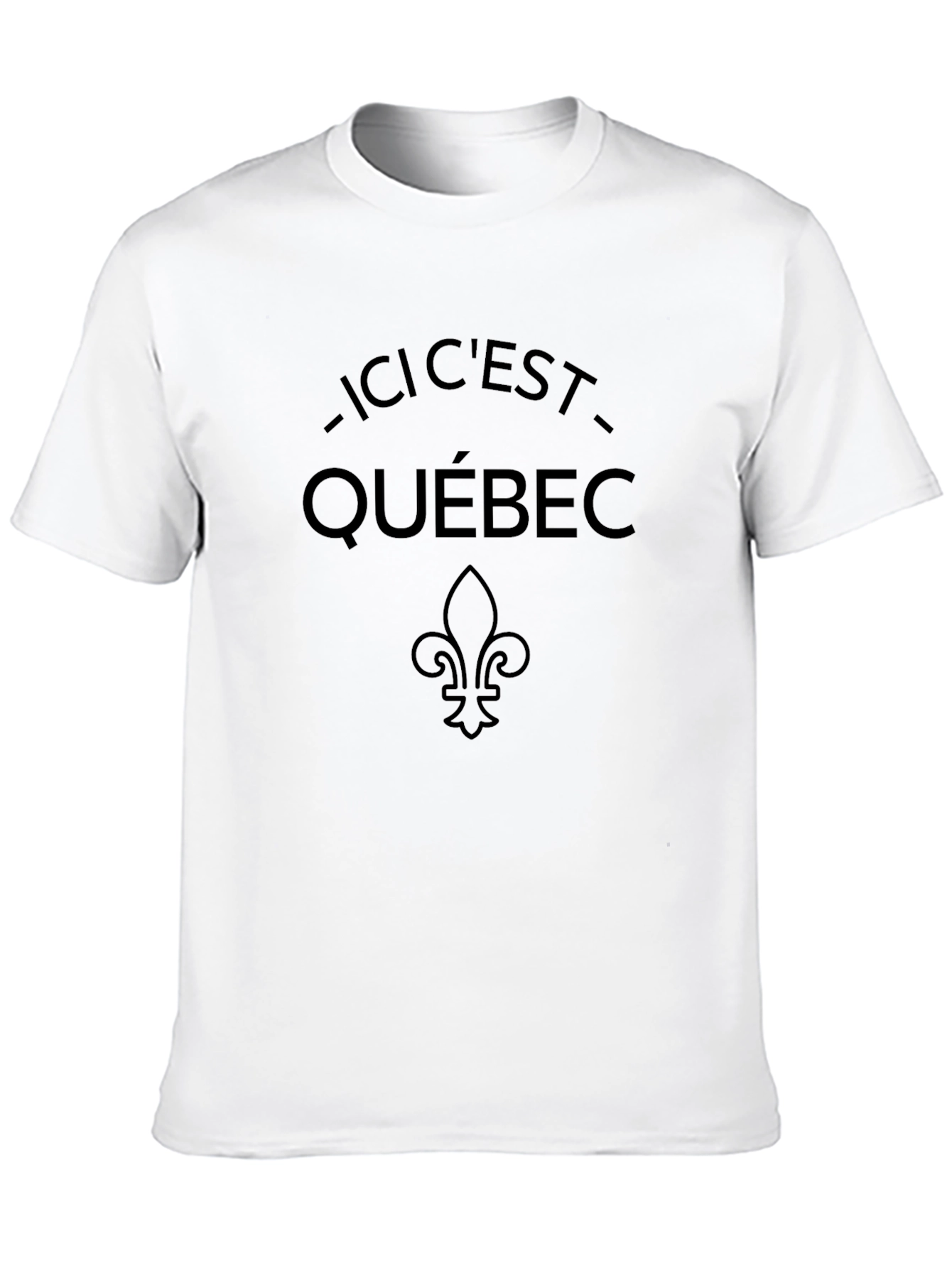 Ici Cest Québec Black T-Shirt