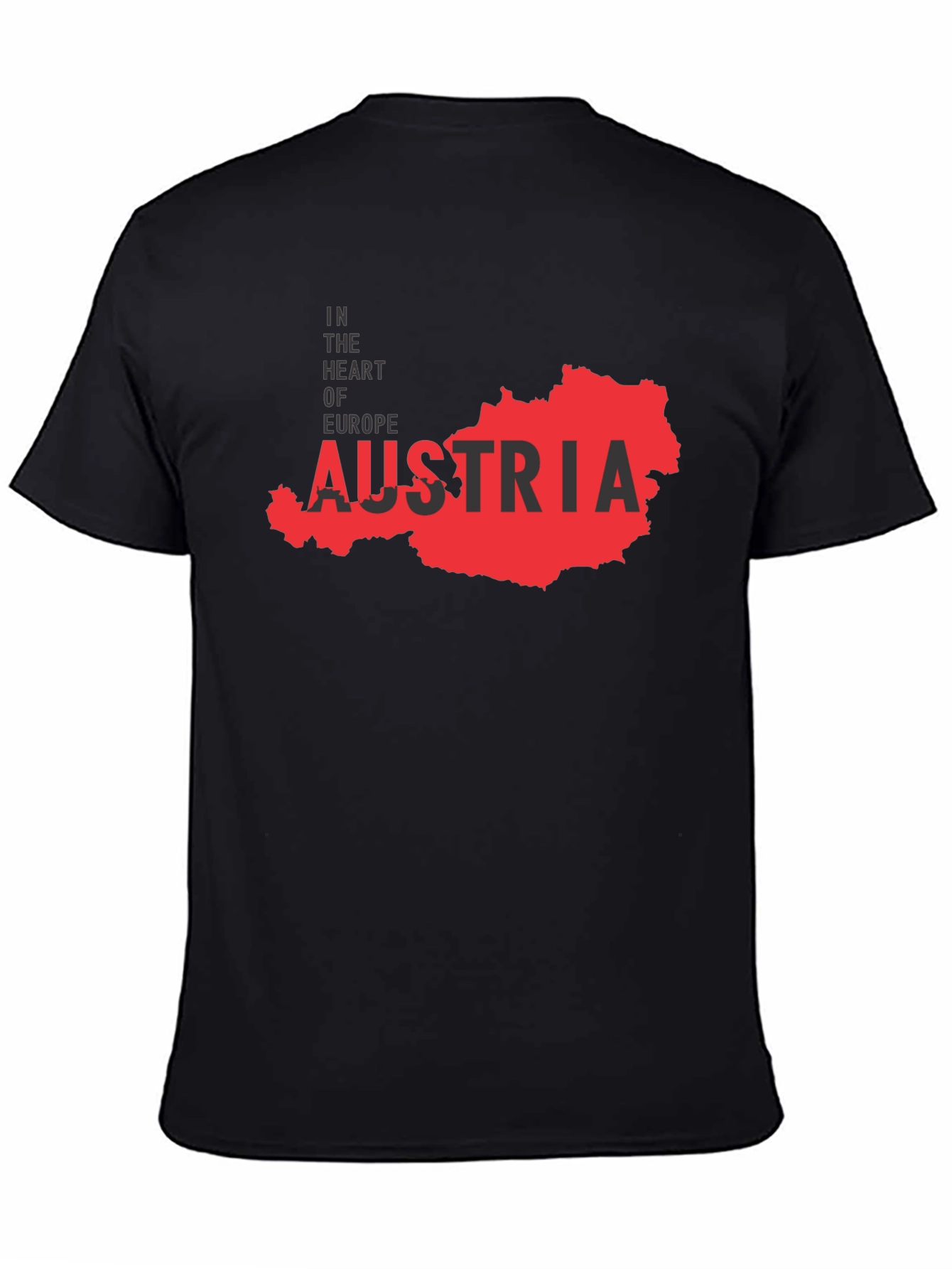 Austria Map Tee - In The Heart of Europe T-Shirt