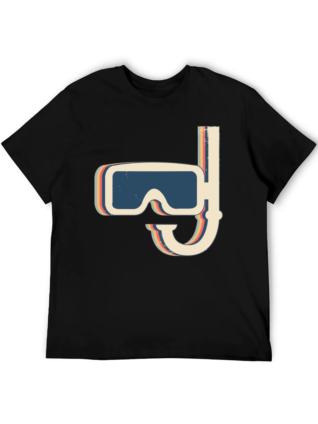 Retro Dive Mask T-Shirt - Vintage Scuba Diver Tee
